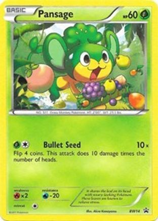 Pansage - BW14 (BW14) [Black and White Promos]