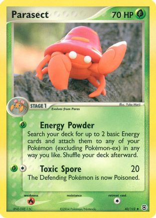 Parasect (43) [FireRed & LeafGreen] Reverse Holofoil