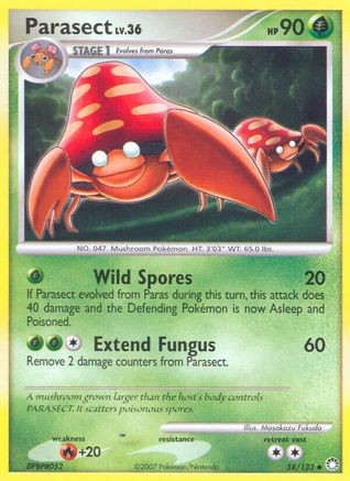 Parasect (58) [Mysterious Treasures]
