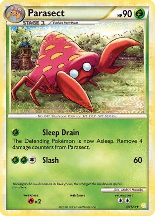 Parasect (48) [HeartGold SoulSilver]