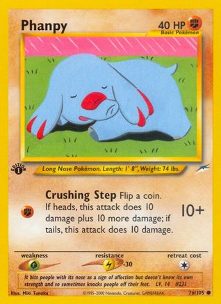 Phanpy (76) [Neo Destiny] 1st Edition