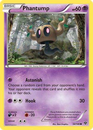 Phantump (54) [XY Base Set] Reverse Holofoil