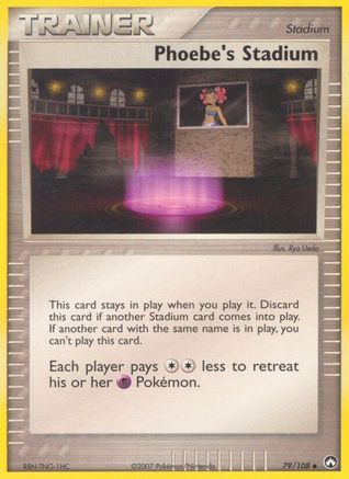 Phoebe's Stadium (79) [Power Keepers] Reverse Holofoil