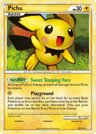 Pichu (28) [HeartGold SoulSilver]