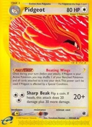 Pidgeot (59) (59) [Expedition] Reverse Holofoil