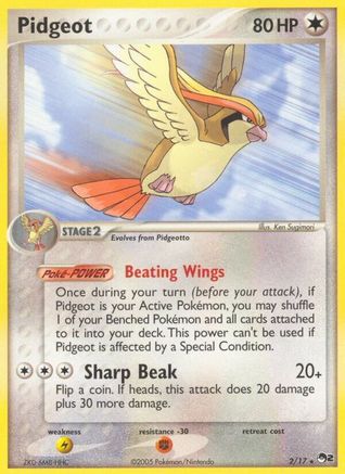 Pidgeot (2) [POP Series 2] Holofoil