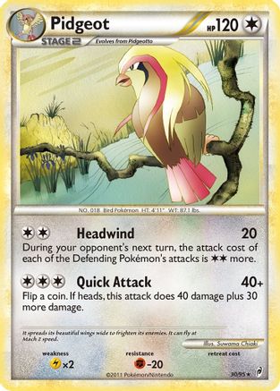 Pidgeot (30) [Call of Legends] Reverse Holofoil
