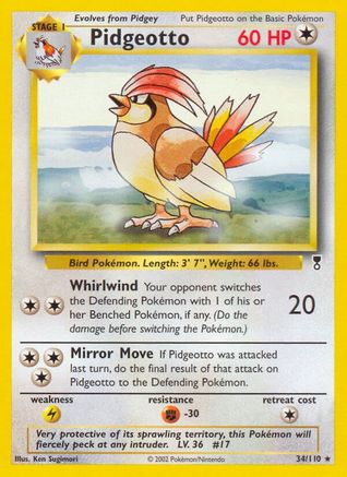 Pidgeotto (34) [Legendary Collection] Reverse Holofoil