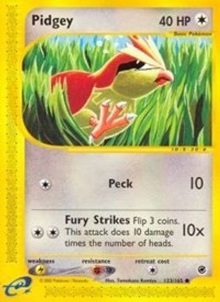 Pidgey (123) [Expedition] Reverse Holofoil