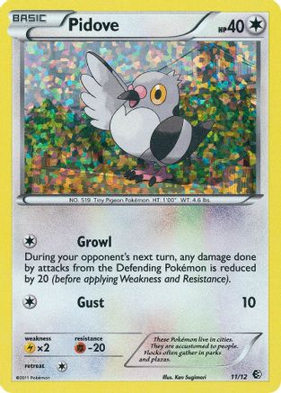 Pidove - 11/12 (11) [McDonald's Promos 2011] Holofoil