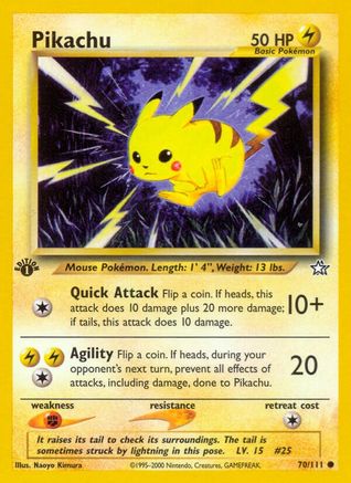 Pikachu (70) [Neo Genesis] 1st Edition