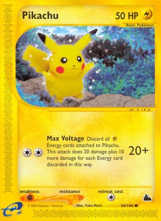 Pikachu (84) [Skyridge] Reverse Holofoil