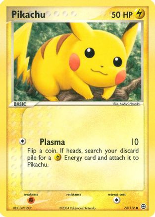 Pikachu (74) [FireRed & LeafGreen] Reverse Holofoil