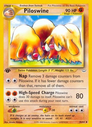 Piloswine (36) [Neo Revelation] Unlimited