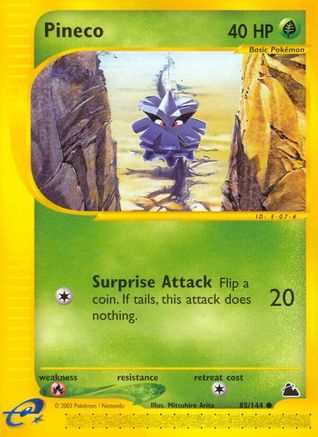 Pineco (85) (85) [Skyridge] Reverse Holofoil