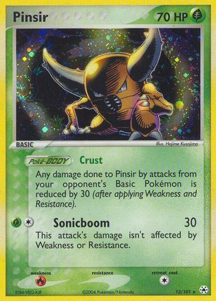 Pinsir (13) [Hidden Legends] Reverse Holofoil