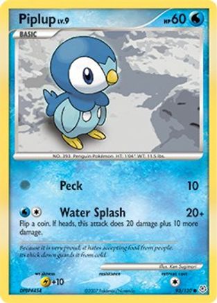 Piplup (93) [Diamond and Pearl] Reverse Holofoil