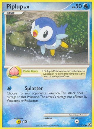 Piplup (72) (72) [Majestic Dawn] Reverse Holofoil