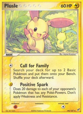 Plusle (44) [Deoxys] Reverse Holofoil