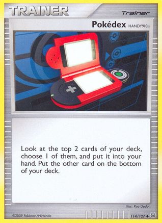 Pokedex HANDY910is (114) [Platinum] Reverse Holofoil