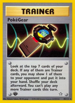 PokeGear (88) [Neo Genesis] 1st Edition