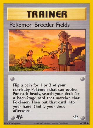 Pokemon Breeder Fields (62) [Neo Revelation] Unlimited