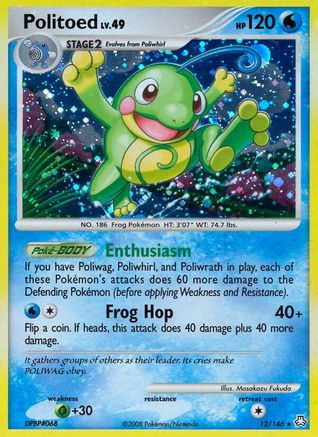 Politoed (12) [Legends Awakened] Holofoil