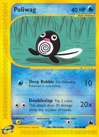 Poliwag (87) [Skyridge] Reverse Holofoil