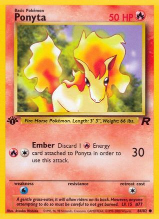 Ponyta (64) [Team Rocket] Unlimited