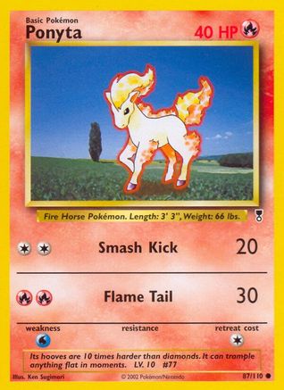 Ponyta (87) [Legendary Collection] Reverse Holofoil