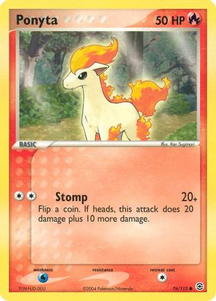 Ponyta (76) [FireRed & LeafGreen] Reverse Holofoil