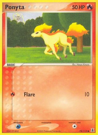 Ponyta (78) [Delta Species] Reverse Holofoil