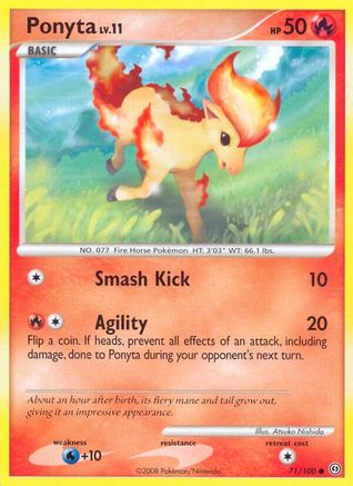 Ponyta (71) [Stormfront] Reverse Holofoil
