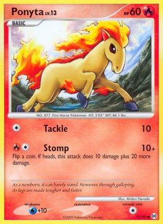 Ponyta (72) (72) [Arceus] Reverse Holofoil