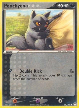 Poochyena (58) [Power Keepers] Reverse Holofoil