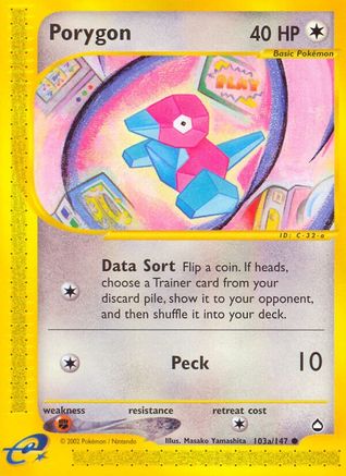 Porygon (103a) (103a) [Aquapolis]