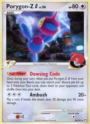 Porygon-Z G (26) [Arceus] Reverse Holofoil