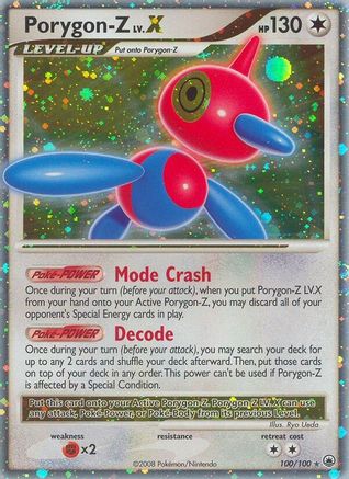 Porygon-Z LV.X (100) [Majestic Dawn] Holofoil