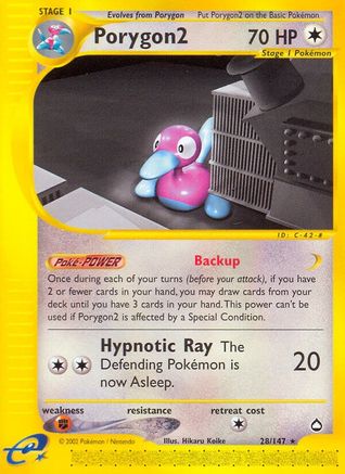 Porygon2 (28) [Aquapolis] Reverse Holofoil