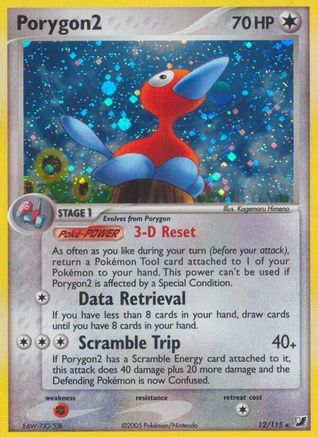 Porygon2 (12) [Unseen Forces] Reverse Holofoil