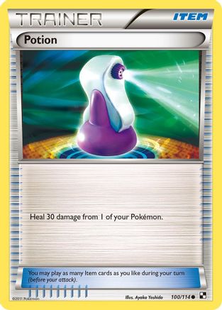 Potion (100) [Black and White] Reverse Holofoil