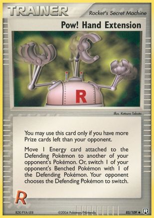 Pow! Hand Extension (85) [Team Rocket Returns] Reverse Holofoil
