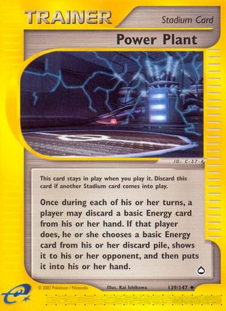 Power Plant (139) [Aquapolis] Reverse Holofoil