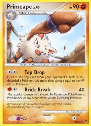 Primeape (39) [Supreme Victors] Reverse Holofoil