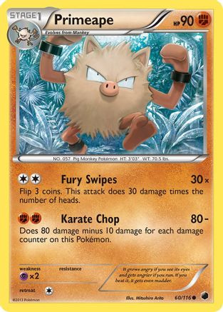 Primeape (60) [Plasma Freeze]