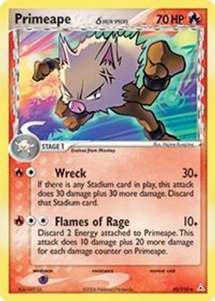 Primeape (Delta Species) (50) [Holon Phantoms]