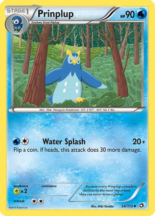 Prinplup (34) [Legendary Treasures] Reverse Holofoil