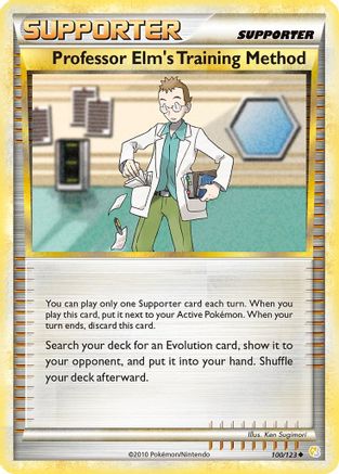 Professor Elm's Training Method (100) [HeartGold SoulSilver] Reverse Holofoil