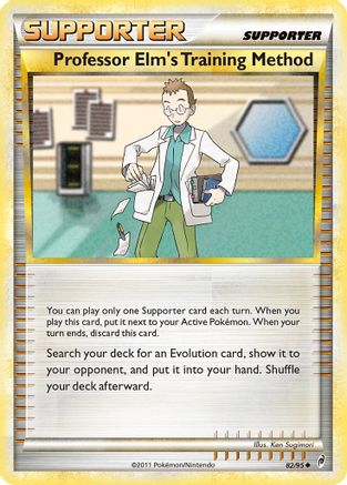 Professor Elm's Training Method (82) [Call of Legends] Reverse Holofoil