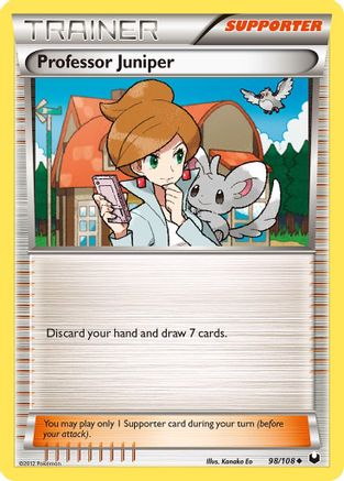 Professor Juniper (98) [Dark Explorers] Reverse Holofoil
